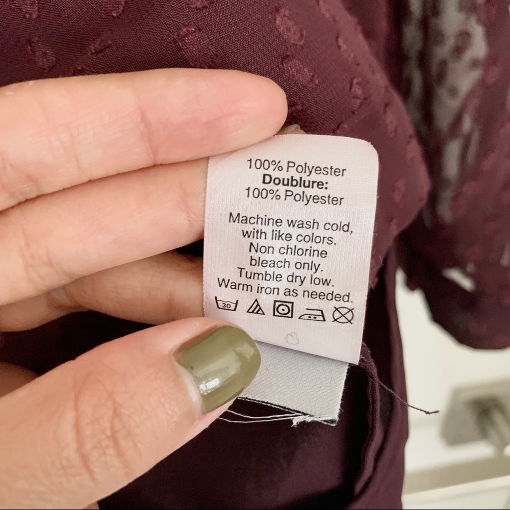 Madewell quarter sleeve blouse - Picture 6 of 6